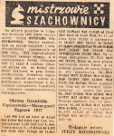 Ryszard Gąsiorowski w moim kąciku szachowym